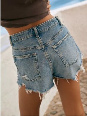 Zara Light Blue Denim Shorts-size 2/XS